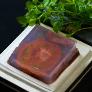 8月_トマトとすだちの水羊羹